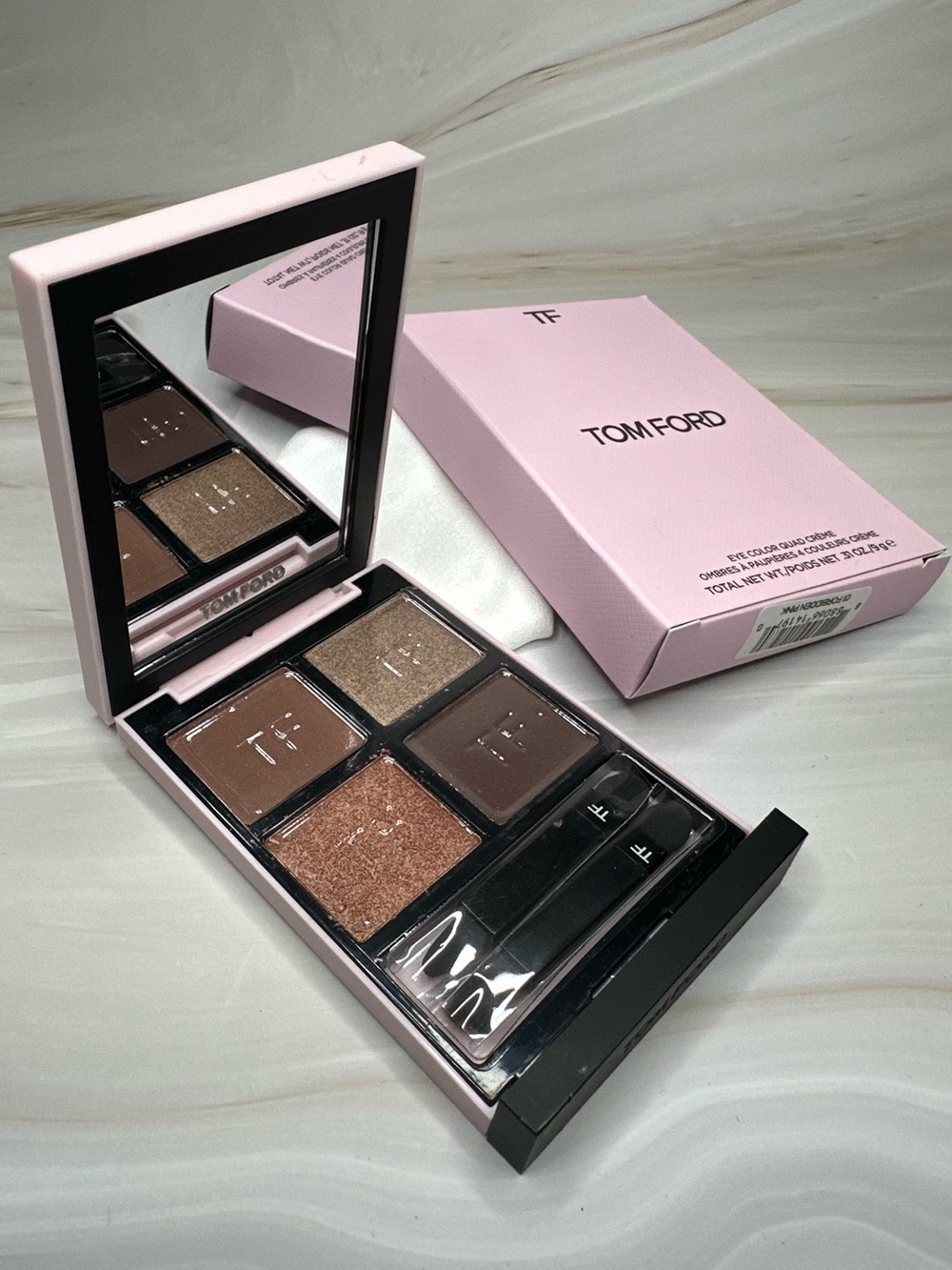 Tom Ford Eye Color Quad Crème 01 Forbidden Pink New in Box